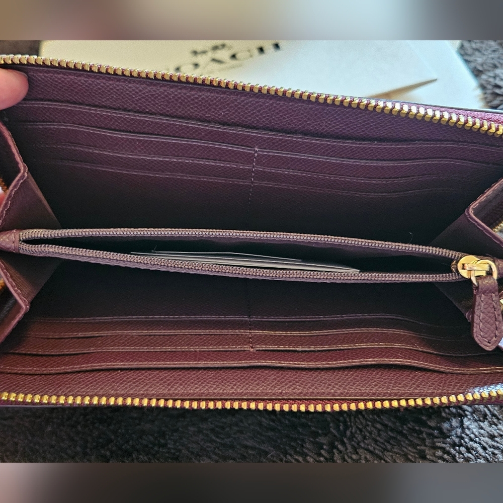 Coach Accordion Zip Wallet - Picture 7 of 8